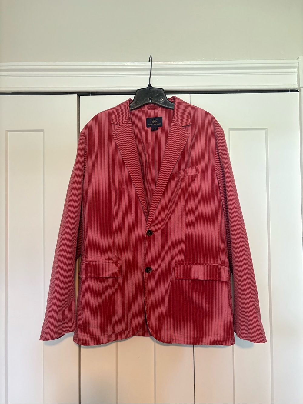 Brooks Brothers Seersucker Suit Jacket Sport Coat Blazer